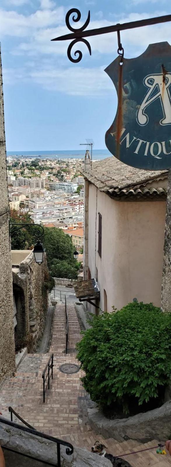 La Villa Castel - Haut De Villa - Parkings- 3 Chambres - 8 Couchages - Jardin - Barbecue Cagnes-sur-Mer Dış mekan fotoğraf